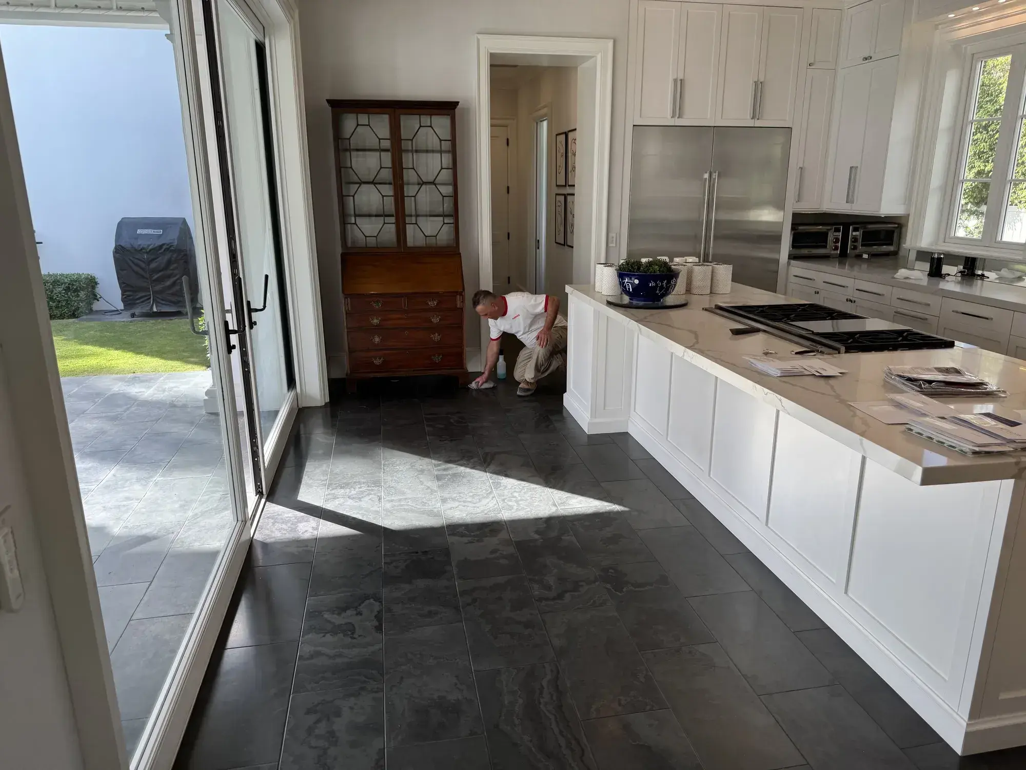Before 2 - Palm Beach Interior & Exterior Stone Restoration